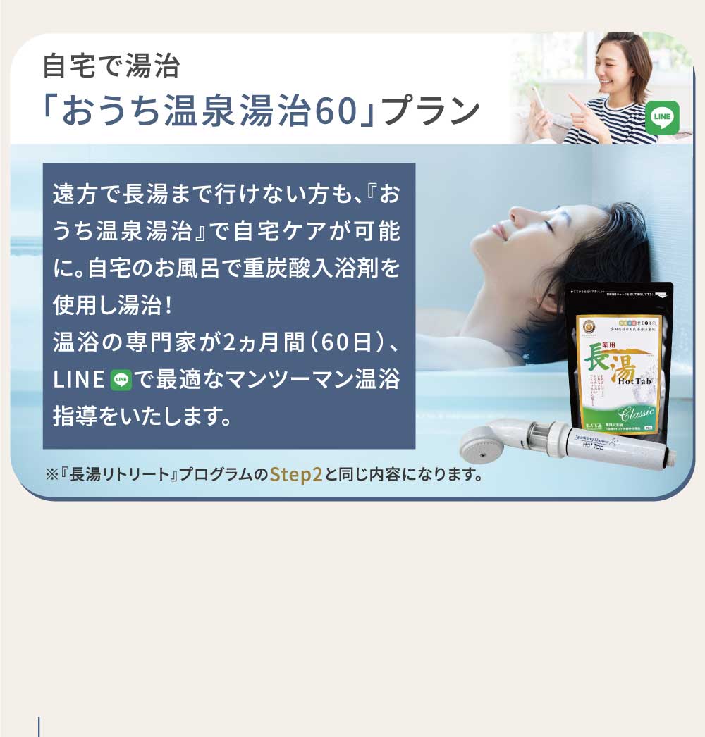 おうち温泉湯治60プラン